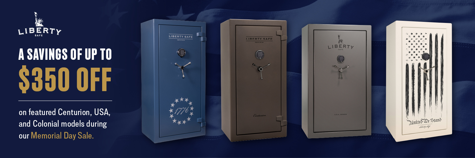 Liberty Safe Memorial Day Sale from Liberty Safes of Delaware your Liberty Safe dealer in Delaware