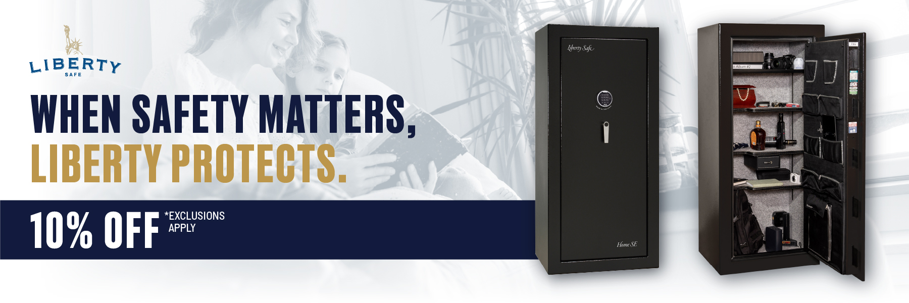 Liberty Safe Safety Month Sale from Liberty Safes of Delaware your Liberty Safe dealer in Delaware